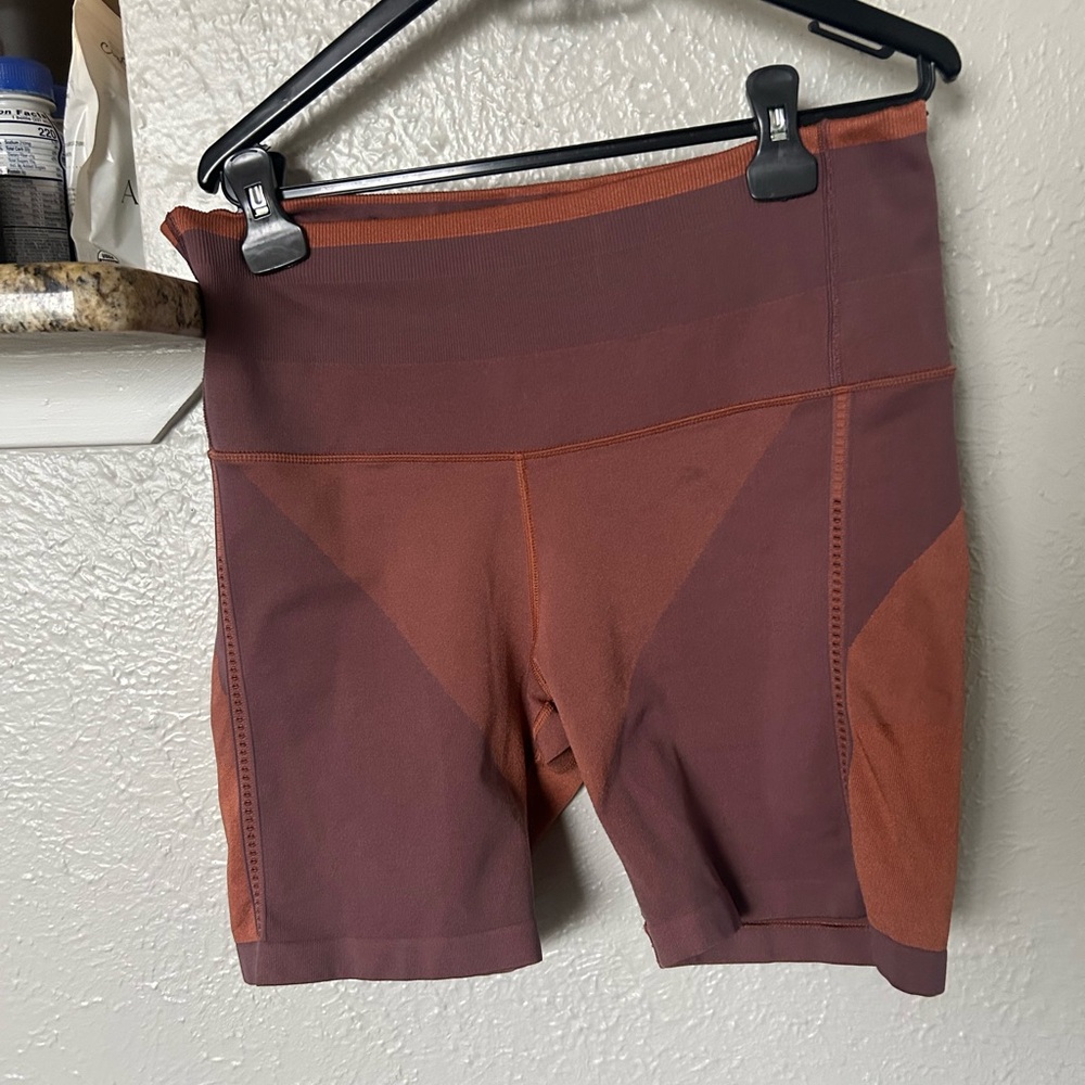 Athleta Allyson Felix Legend Seamless Bike Short High Rise Athletic Size 1X